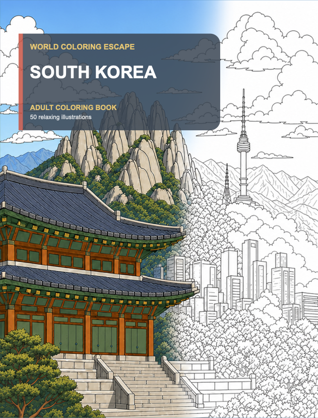 Cover: World Coloring Escape: South Korea